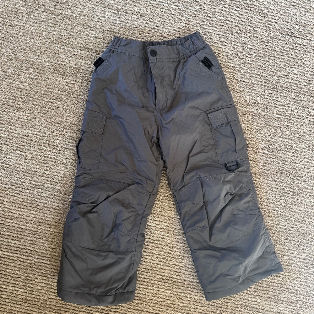 Rawik Gray Insulated Snow Pants - Youth Size 5